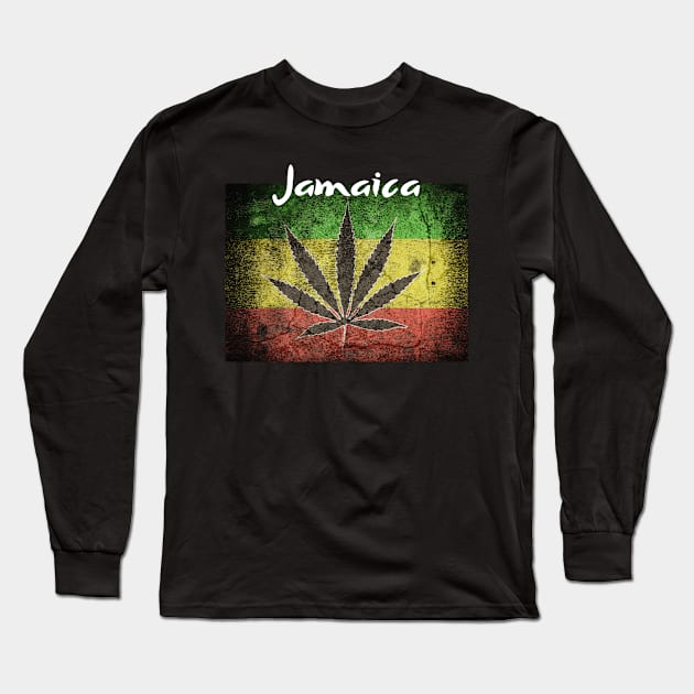 Jamaica Rastafarai Long Sleeve T-Shirt by JokenLove